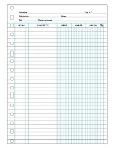 RECAMBIO MULTIFIN Fº 16 ANILLAS C/CORR